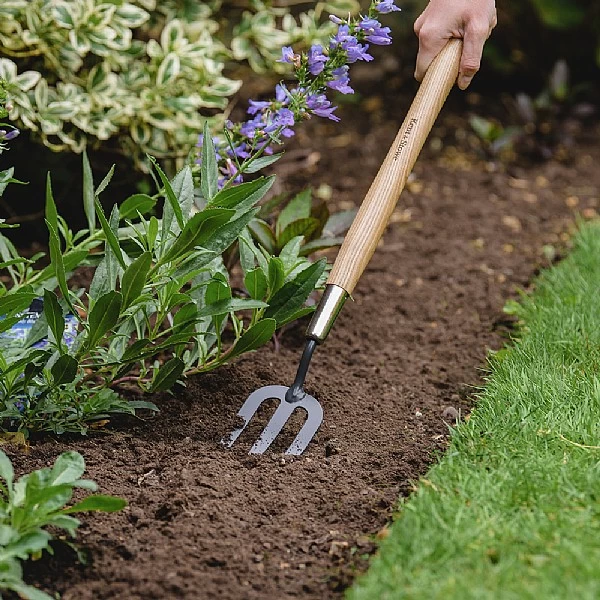 Kent & Stowe Carbon Steel Border Hand Fork - Image 2