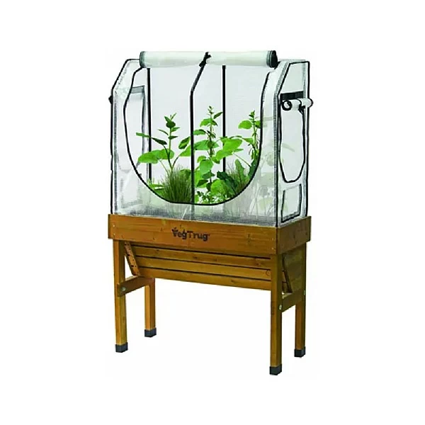 VegTrug Small WallHugger Greenhouse Frame & Multi Cover Set - Image 2