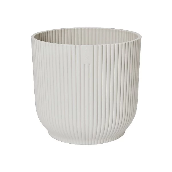 Elho Vibes Fold Round Planter 22cm Silky White - Image 5
