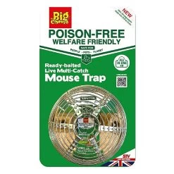 The Big Cheese Ready-Baited Multi-Catch Live Mouse Trap (2 Colours)