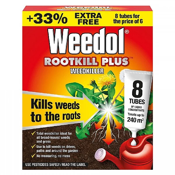 Weedol Rootkill Plus - 8 Tubes