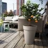 Elho Loft Urban Round High Planter 42cm Warm Grey