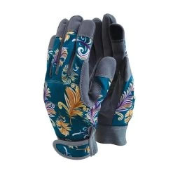 Town & Country Teal Lux-Fit Synthetic Leather Gloves