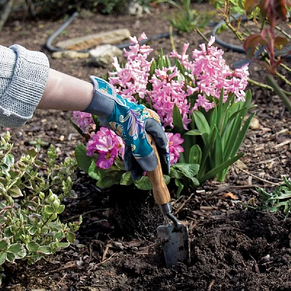 Town & Country Teal Lux-Fit Synthetic Leather Gloves - Image 2